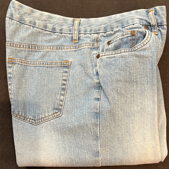 i.e. relaxed faded jeans. Size 12. Very comfortable. Made in Egypt. - Picture 16 of 16